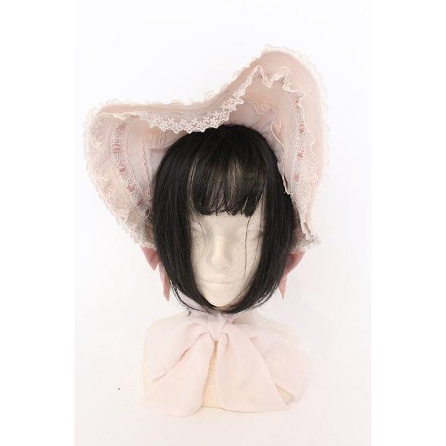 Angelic Pretty / ヴィクトリアプリンセスボンネット ピンク O-25-03