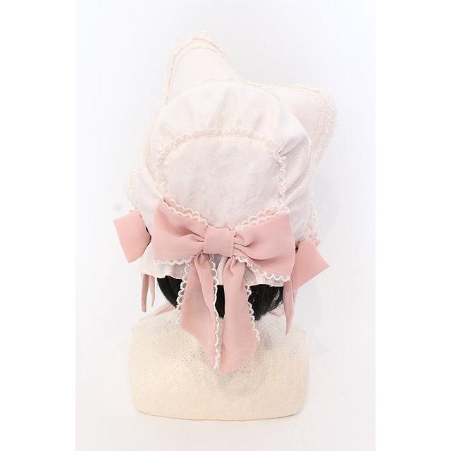 Angelic Pretty / ヴィクトリアプリンセスボンネット ピンク O-25-03