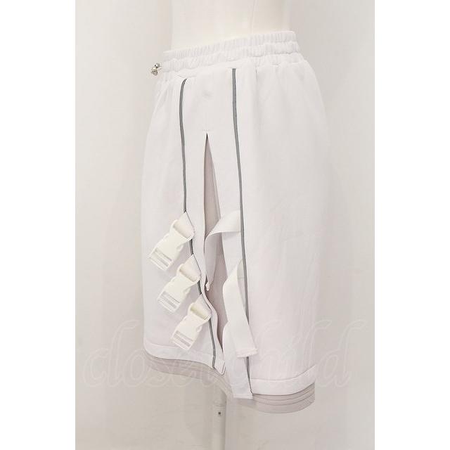ililil / サイバーリフレクターショートパンツ ホワイトx