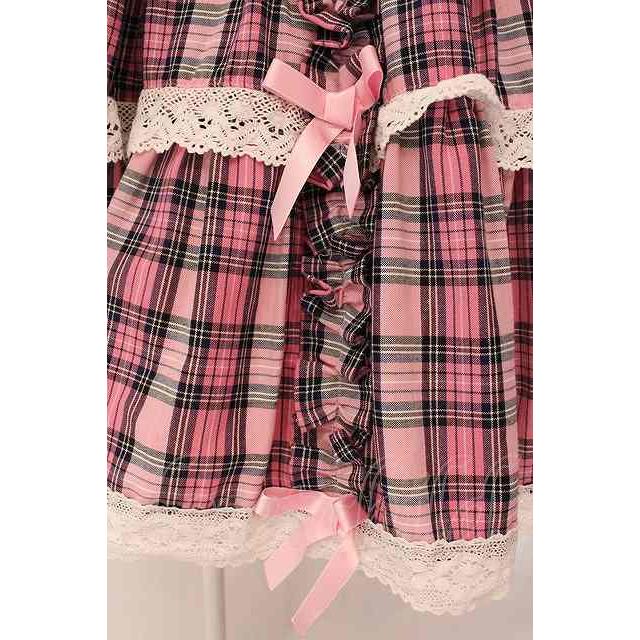 Angelic Pretty / タータンチェック 肩リボンジャンパースカート Angelic Pretty / タータンチェック 肩リボンジャンパースカート