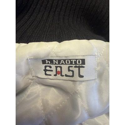 h.NAOTO EAST / 和柄切り替えサイドレースアップスカジャン ブラック O 