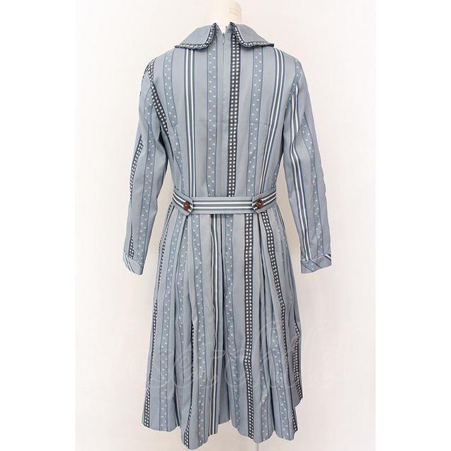 Jane Marple / Ribbon jacquard stripeのドミトリードレス M