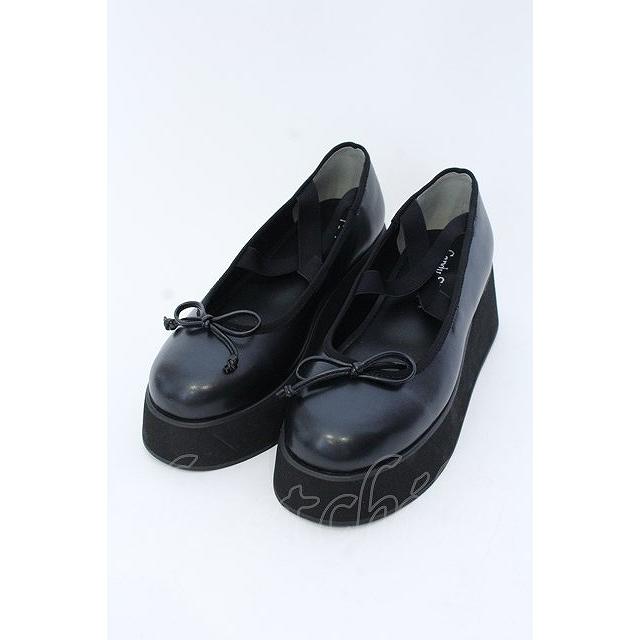 Candy Stripper ブラック バレエシューズ Lサイズ SALE】Candy Stripper / ENDEARING BALLET SHOES S（約23cm