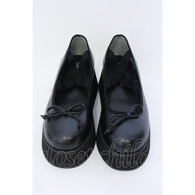 Candy Stripper ブラック バレエシューズ Lサイズ SALE】Candy Stripper / ENDEARING BALLET SHOES S（約23cm