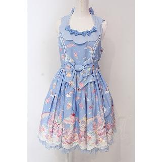Angelic Pretty / MilkyPlanetジャンパースカート サックス O-25