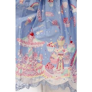 Angelic Prettyメルティスカイスカートサックス Angelic Pretty