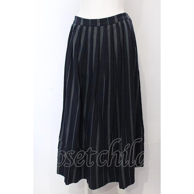 Jane Marple Cartes À Fils 糸巻 スカート ネイビー SALE】Jane Marple / Regatta stripe sullivan skirt スカート M