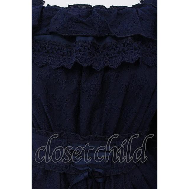 Vallée lys Embroidered Lace Mini Dress USED】【Vallée lys】Precious Embroidered Lace Mini Dress