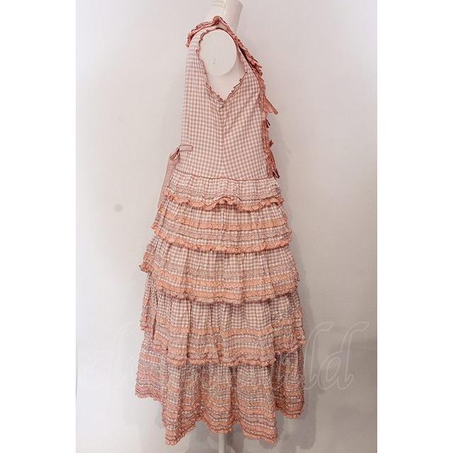 専用！！美品☆ピンクハウス　　ジャンパースカート　　いちご柄✖️チェック柄 Picnic Basket ジャンパースカート いちご柄 – ロリータ