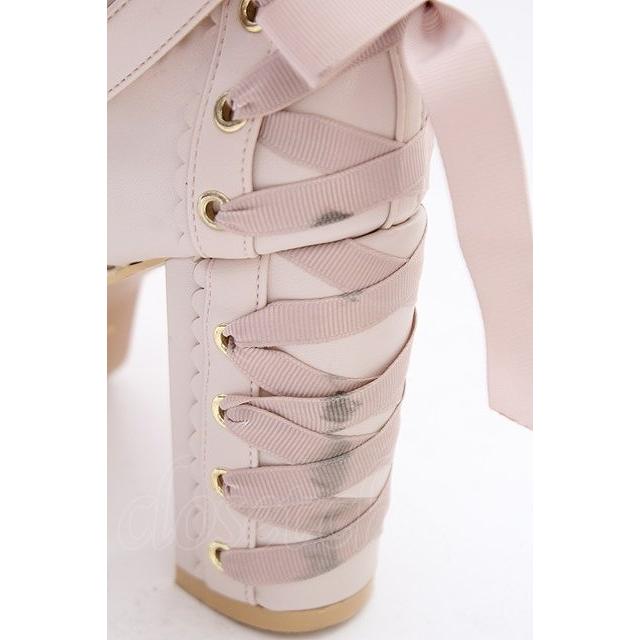 LIZ LISA / ビジューパールクロスストラップパンプス 1 ピンク T-25-07