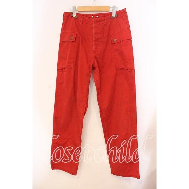 ハウスオブロータス バルーンパンツ チャイナ ジャガード ボトム 洗える 赤 SALE】PINK HOUSE / サイドポケットパンツ アカ O-25-10-31-022-LO-PA