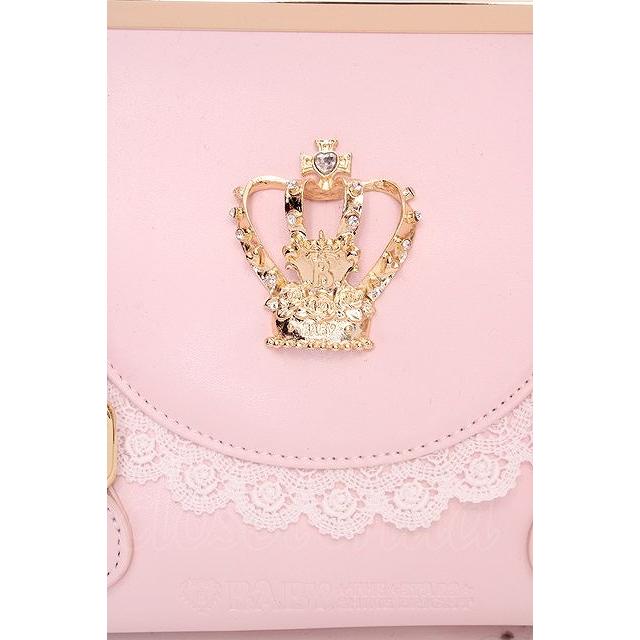 BABY,THE STARS SHINE BRIGHT / 王冠ガマ口BAG ピンク O-25-08