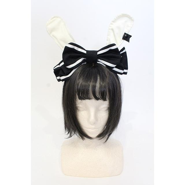 Angelic Pretty / Marionette Clockラビットカチューシャ クロ O-25-07