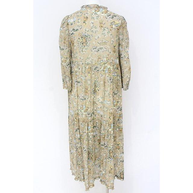 yukiemon / ローズファームワンピース ベージュ O-25-07-31-1180-LO-OP