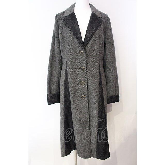 axes femme / クラシックロングコート M チャコールグレー O-25-08-05 