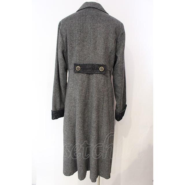 axes femme / クラシックロングコート M チャコールグレー O-25-08-05 