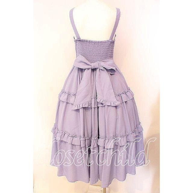axes femme Kawaii / ロマンティックフリルジャンパースカート M