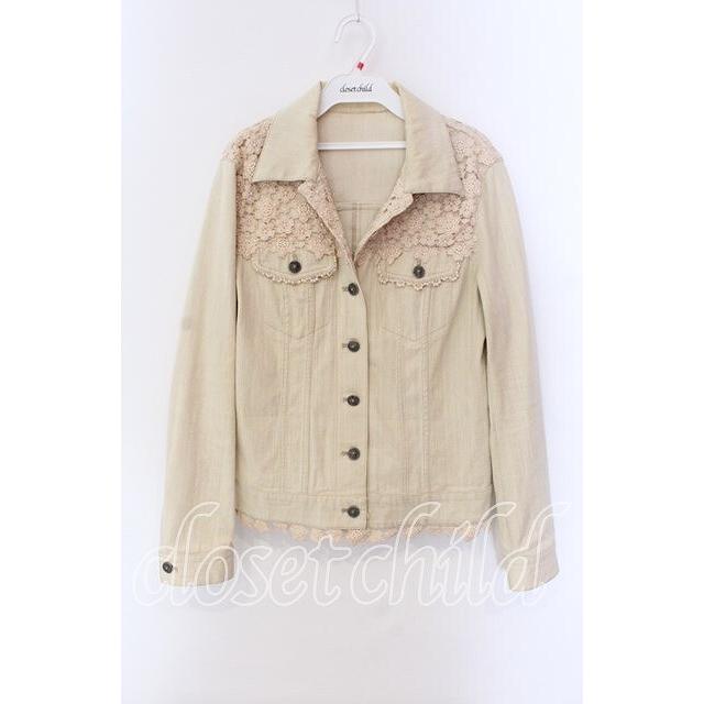 SALE】INGEBORG / レース配色ジャケット 11 ベージュ O-25-09-04-086 
