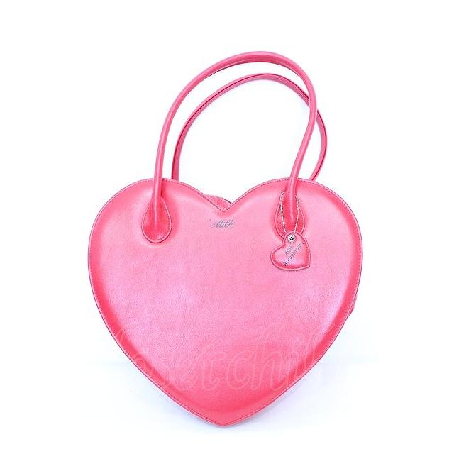 はむさん　専用ハート MILK / 40thハートバッグ アカ O-25-10-23-1005-ML-BG-YM-OS