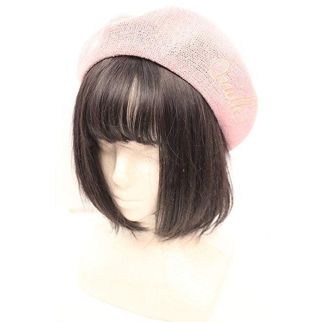 Misha & Puff ピンク ベレー帽 MILK / ピンナップベレー ピンク O-25-12-11-1041-ML-AC-OW-ZT087