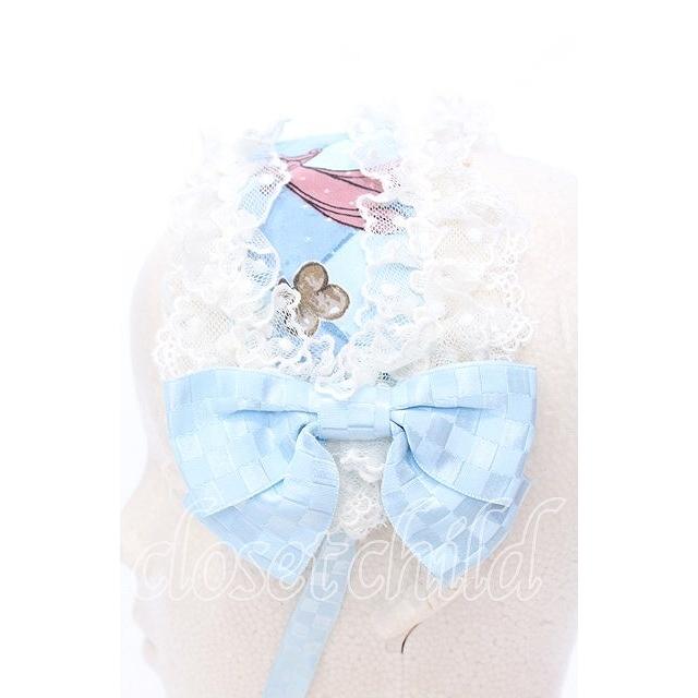 BABY,THE STARS ヘッドドレス サックス×オフ白レース×紺リボン SALE】BABY,THE STARS SHINE BRIGHT / Alice In Wonderlandヘッド