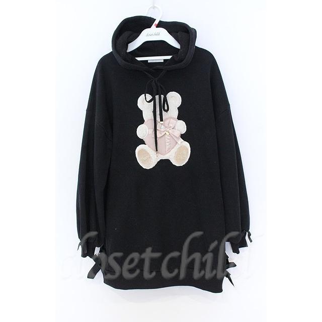 LIZ LISA / ボアクマ裏起毛ワンピース クロ O-25-11-30-066-LO-OP-IG