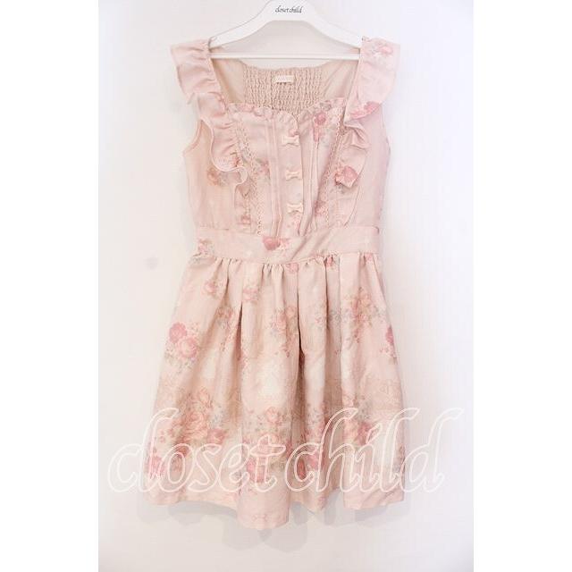 LIZ LISA / シンデレラ柄ワンピース 0 ピンク O-25-12-02-050-LO-OP-OW