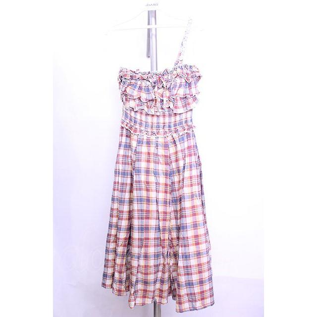 LIZ LISA / タータンチェックロングワンピース 0 マルチ O-26-01-12