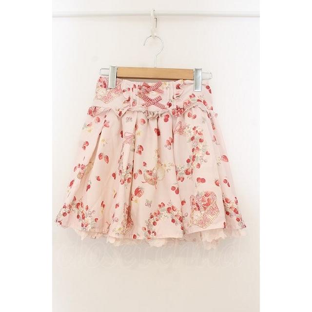 LIZ LISA / ストロベリーラビットスカパン ピンク O-26-01-22-013-LO