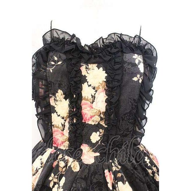 Angelic Pretty / クラシカルローズジャンパースカート クロ O-26-02
