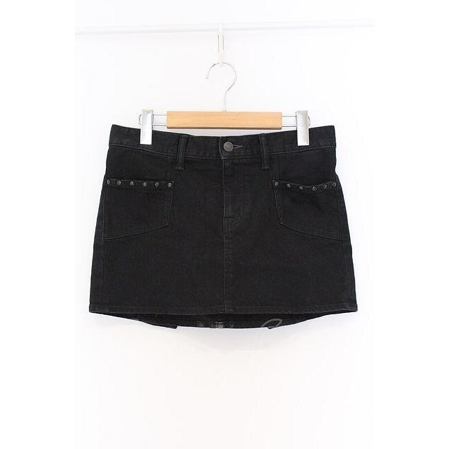 HYSTERIC GLAMOUR / バックレースアップマイクロミニデニムスカート 26