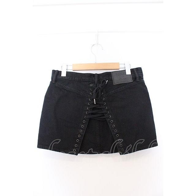 HYSTERIC GLAMOUR / バックレースアップマイクロミニデニムスカート 26