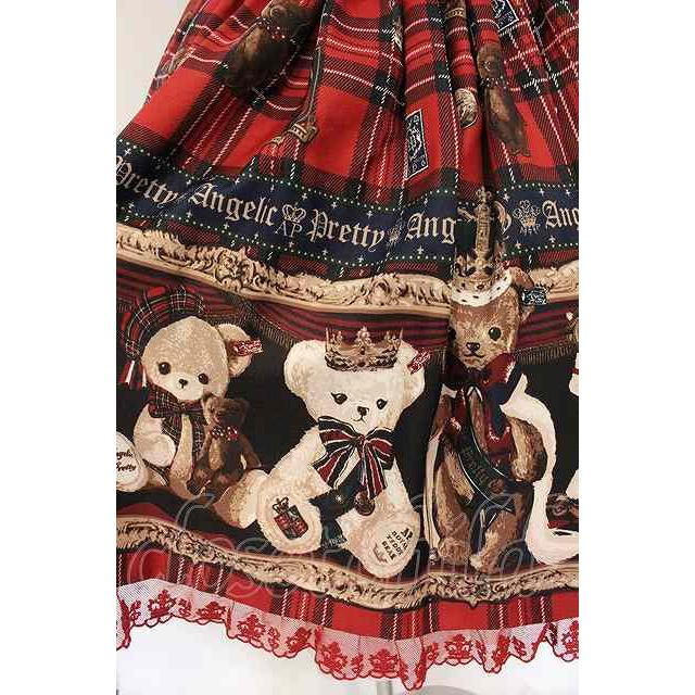 Angelic Pretty / British Bearスカート ボルドー O-26-04-25-027-AP