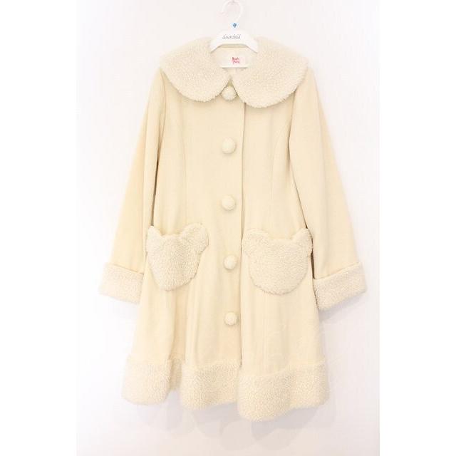 Angelic Pretty / くまちゃんコート アイボリー O-26-04-04-044-AP-CO 