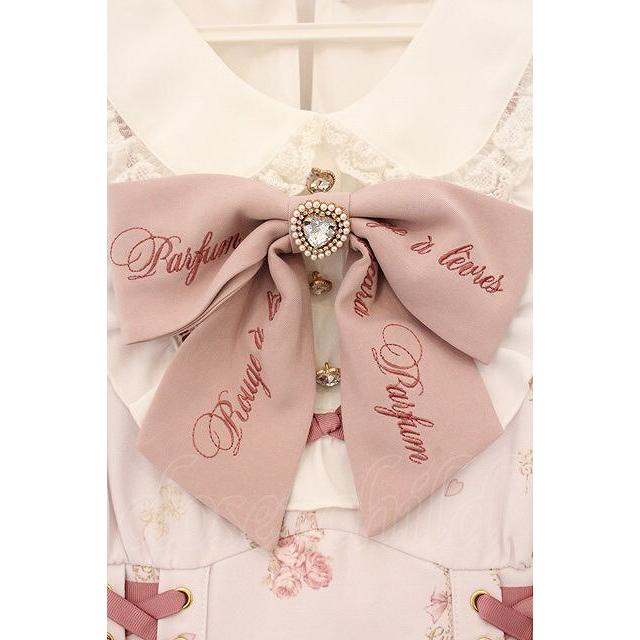 LIZLISA Romantic Cosmetics柄 ワンピース ピンク LIZ LISA / Romantic Cosmetics柄ワンピース 0 ピンク O-26-04-04-042