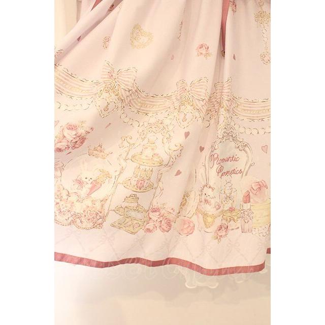 LIZ LISA / Romantic Cosmetics柄ワンピース 0 ピンク O-26-04-04-042