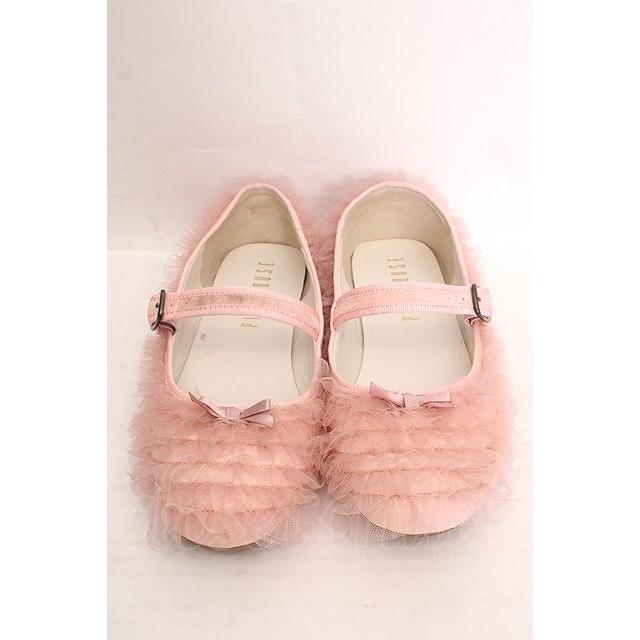 新品　ピンクハウス　ソフトチュールフリル　バレエシューズ PINK HOUSE / ソフトチュールフリルバレエシューズ M ピンク O-26-04