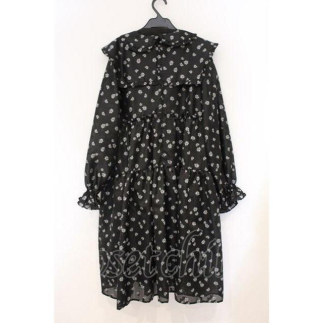 Candy Stripper / JACQUARD SAILOR ONE-PIECE ワンピース F ブラック