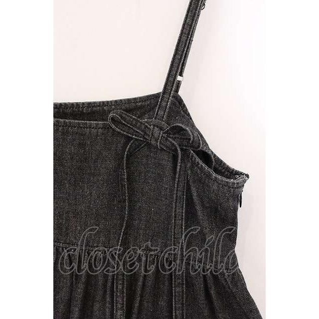 Candy Stripper / DENIM MINI ONE-PIECE 2 ブラック O-26-05-02-026-PU