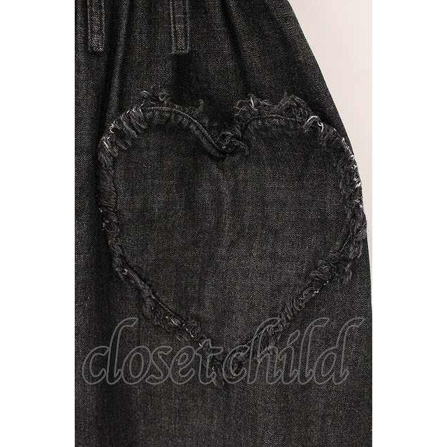 Candy Stripper / DENIM MINI ONE-PIECE 2 ブラック O-26-05-02-026-PU