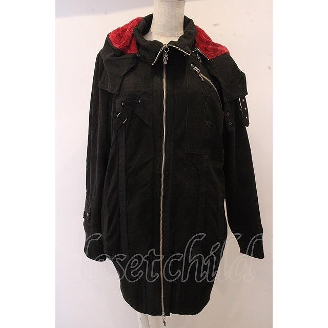 Ozz Croce / フード付きボア裏地ジップアップブルゾン O-23-02-05-091  