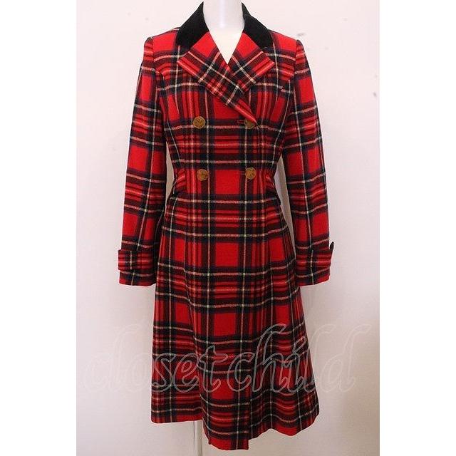 Jane Marple / タータンチェックのコート O-23-01-28-071-1-CO-JM-L-OW 