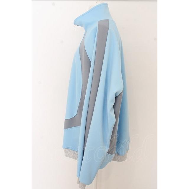 maonosuke セーラージップパーカー グレー水色 maonosuke セーラー