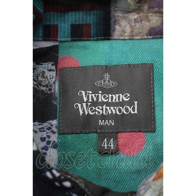 Vivienne Westwood MAN MOODBOARD PRINT オーバーサイズシャツ