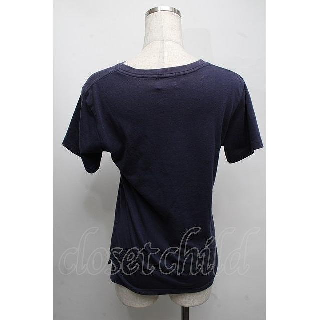 ヴィヴィアンウエストウッド 中古 / ミルキーウェイTシャツ  紺  S-25-07-27-043-ts-HR-ZS ヴィヴィアンウエストウッド 中古 / ミルキーウェイTシャツ 紺 S