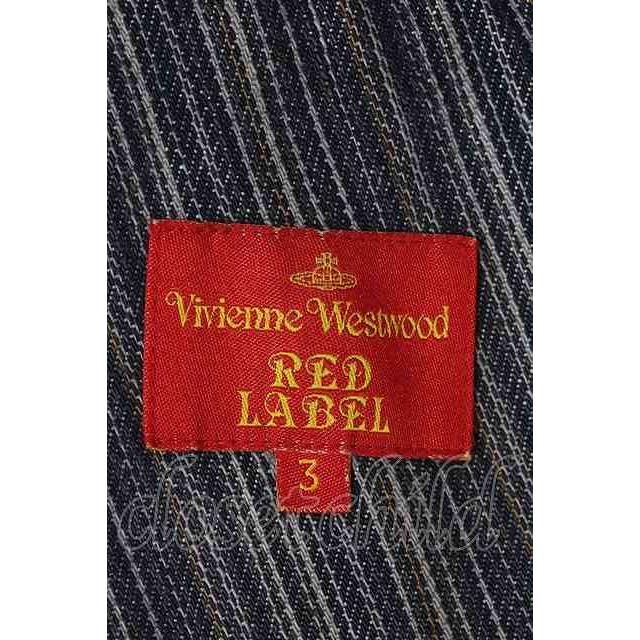 ヴィヴィアンウエストウッド デニムジャケット バイオウォッシュデニム 中綿ブルゾン(ブラック)（レディース
