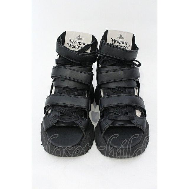 ヴィヴィアンウエストウッド 中古 / ROMPER SANDAL ロンパーサンダル 37（23.5cm） ブラック  O-25-07-13-058-to-YM-OS