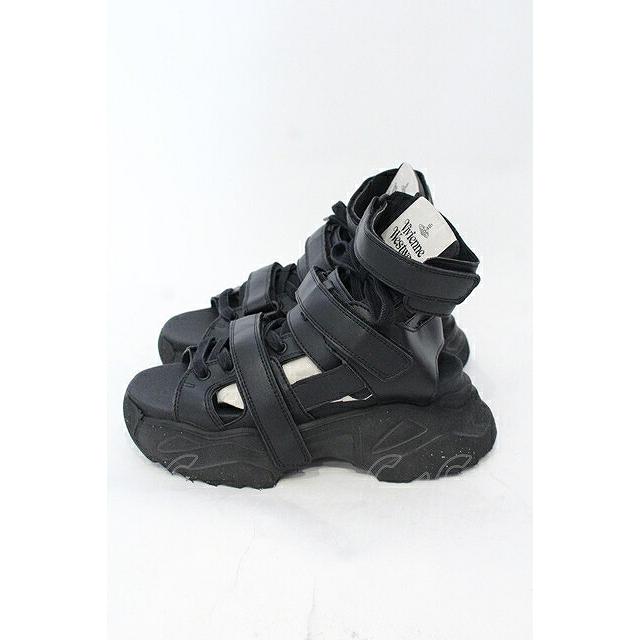 ヴィヴィアンウエストウッド 中古 / ROMPER SANDAL ロンパーサンダル 37（23.5cm） ブラック  O-25-07-13-058-to-YM-OS