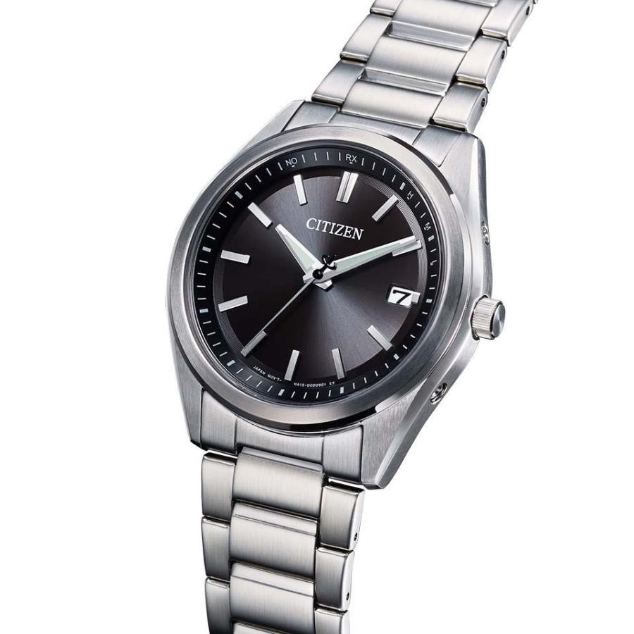 CITIZEN COLLECTION シチズンコレクション AS1080-65E 正規品 光発電 エコ・ドライブ 5気圧防水 日付 夜光 ブラック シルバーの画像