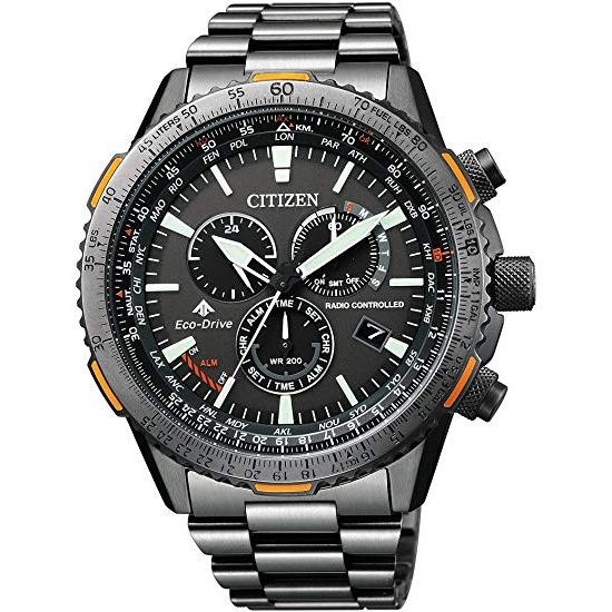 国内正規品 CITIZEN PROMASTER CB5007-51H ソーラー電波時計 エコ・ドライブ 電池交換不要 20気圧防水 ワールドタイム クロノグラフ メンズ 腕時計｜clost